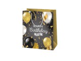 Cardex Nagy színes lufis Happy Birthday ajándéktáska 26x14x33cm