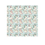 Cardex Pasztell színű unikornisos csomagolópapír 100x70cm