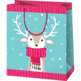 Cardex Rénszarvasos álló dísztasak - 26 x 13 x 33 cm