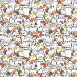 Cardex: Vidám madarak mintás csomagolópapír 100x70cm