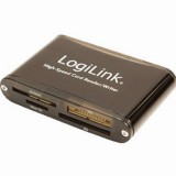 CardReader USB LogiLink 56/1+HC black (CR0013) - Memóriakártya olvasó