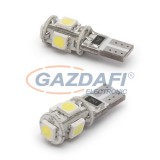 CARGUARD 50944 LED izzó, T10 3W 90Lm 6000K, 2 db