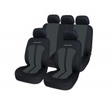 Carguard Autós üléshuzat szett - szürke / fekete - 11 db-os - HSA011