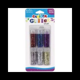 Carioca: Glitter Dust 6db-os csillámpor szett tégelyben - Színvariációk