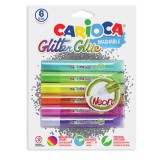 Carioca Neon csillámos dekoráló szett 6db-os