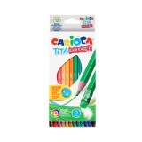 Carioca: Tita törésálló színes ceruza szett radírvéggel 12db-os