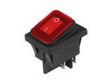 Carmotion LED-es kapcsoló 20A piros - AE-CM86542