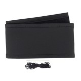 Carmotion Valódi bőr kormányvédő - fekete - varrható - 37-39cm