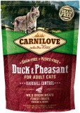 CarniLove Cat Adult Hairball Control kacsa- és fácánhússal 400gr