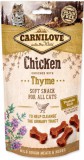 CarniLove Cat Semi Moist Snack csirkével és kakukkfűvel 50gr