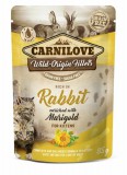 Carnilove Cat tasakos Rabbit with Marigold - Nyúl körömvirággal 85g