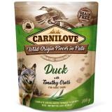 Carnilove Dog Pouch Paté Duck with Timothy Grass 300 g