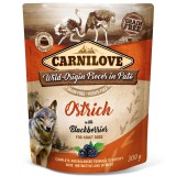 Carnilove Dog Pouch Paté Ostrich with Blackberries 300 g
