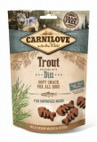 Carnilove Dog Semi Moist Snack pisztráng kaporral 200g