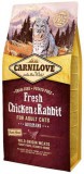 CarniLove Fresh Adult Cat Gourmand csirke- és nyúlhússal 6kg