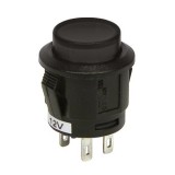 CarPoint Nyomógomb - fekete - 12V max. 20A