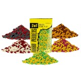 CarpZoom CZ 2in1 Turbo gyors oldódású pellet, 3 mm, fűszeres, fokhagyma, 500 g (CZ4860)