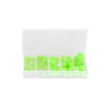 CarpZoom CZ fluoreszáló gumigyöngy készlet 100 db - zöld (CZ6597)