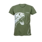 CarpZoom CZ Pamut póló, XL, zöld