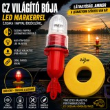 CarpZoom CZ világító bója LED marker éjszakai és nappali érzékelővel - piros (CZ0398)