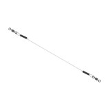 CarpZoom FC Erőgumi forgóval Ø1mm 10 cm - átlátszó (CZ6543)