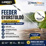 CarpZoom FC Erőgumi forgóval Ø1mm 10 cm - átlátszó (CZ6543)
