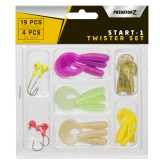 CarpZoom PredatorZ Start-1 Twister szett 0,5-1,7 g népszerű színekben 19+4 db (CZ2988)