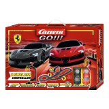 Carrera GO!!! Ferrari Supercar Power Vezeték nélküli versenypálya 2db autóval 5,3m (20062578)