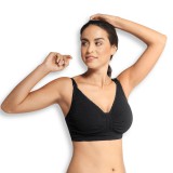 Carriwell Gélmerevítős betétes szoptatós melltartó XL - fekete