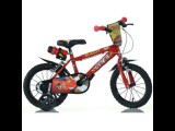 Cars piros gyerek bicikli 14-es méretben - Dino Bikes kerékpár