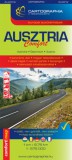 Cartographia Kiadó: Ausztria Comfort térkép 1:575000 - könyv