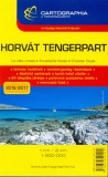 Cartographia Kiadó: Croatian Coast - Horvát tengerpart térkép - könyv