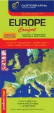 Cartographia Kiadó: EURÓPA COMFORT TÉRKÉP 1:4 000 000 "SC" - könyv
