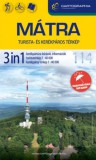 Cartographia Kiadó Sabine Ebert: Mátra 3in1 turista- és kerékpáros térkép - könyv