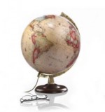 Cartographia Kiadó: Világító 30 cm-es földgömb - Antik - könyv