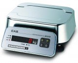 CAS Corporation CAS FW 500-15E, asztali mérleg, rm. acél, 6/15 kg, 2/5 g IP 69 védett, hitelesített, tálcaméret: 274x212 mm