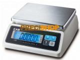 CAS Corporation CAS SWII-3CW hitelesített asztali mérleg 1,5/3 kg 0,5/1 g IP68