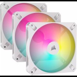 Case Acc Corsair AR120 iCUE RGB 12cm TP White - Bontott termék!