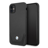 case BMW BMHCN61RSWPK iPhone 11 6,1" / Xr czarny/black hardcase Leather Perforate
