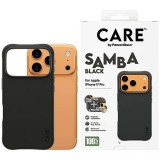 Case CARE by PanzerGlass Divatos Samba MagSafe iPhone 17 Pro-hoz fekete
