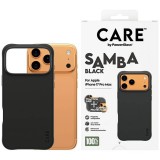 Case CARE by PanzerGlass Divatos Samba MagSafe iPhone 17 Pro Max készülékhez fekete