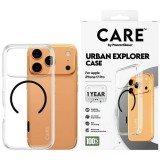 Case CARE by PanzerGlass Flagship Urban Explorer w. Fekete MagSafe iPhone 17 Pro átlátszó tokhoz