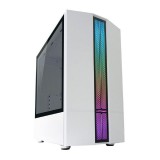 Case LC-Power Gaming 711MB M-ATX glass ARGB white (LC-711MW-ON) - Számítógépház