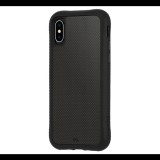 CASE-MATE CARBON FIBRE szilikon telefonvédő (BUMPER, közepesen ütésálló, valódi szénszálás hátlap) FEKETE [Apple iPhone XS 5.8] (CM037704) - Telefontok
