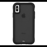 CASE-MATE PROTECTION TRANSLUCENT műanyag telefonvédő (szilikon keret, közepesen ütésálló) FEKETE [Apple iPhone XS 5.8] (CM037706)