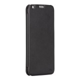 CASE-MATE Samsung Galaxy S5 (SM-G900) műanyag telefonvédő (oldalra nyíló, bőr hatású flip) slim folio - fekete