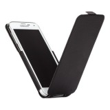 CASE-MATE Samsung Galaxy S5 (SM-G900) tok álló (flip, textil minta) slim flip - fekete