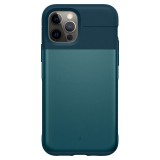 Caseology Legion iPhone 12/12 Pro tok Stone Green - zöld-kék (ACS01921) (ACS01921) - Telefontok