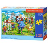 Castorland Hófehérke - Boldog befejezés puzzle 120db-os (B-13463-1) (B-13463-1) - Kirakós, Puzzle