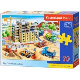 Castorland Nagy építkezés 70db-os puzzle (B-070138) (B-070138) - Kirakós, Puzzle